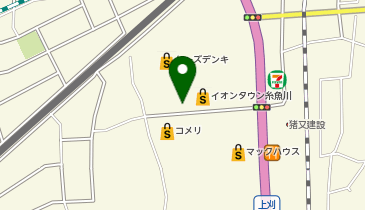 toto取扱 糸魚川マックスバリュチャンスセンターの地図画像