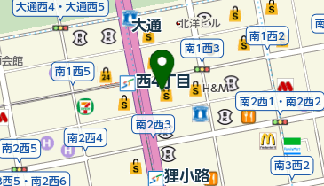 toto取扱 チケットポート札幌店の地図画像