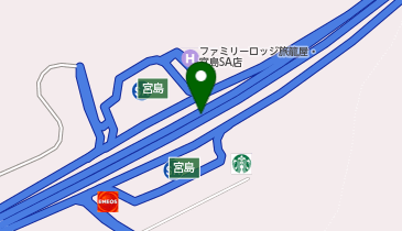 toto取扱 山陽自動車道 宮島サービスエリア(上り線)の地図画像