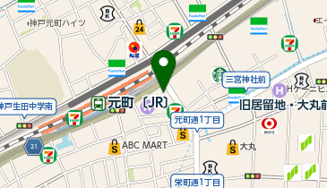 toto取扱 JR元町駅東口前穴門筋店の地図画像