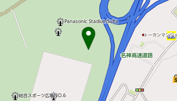 toto取扱 ガンバ大阪オフィシャルショップ ブルスパジオの地図画像