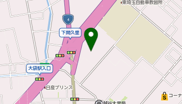 toto取扱 スーパーバリュー越谷ロッタリーショップの地図画像