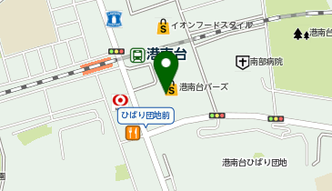toto取扱 港南台バーズ大黒天宝くじの地図画像