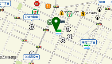 toto取扱 宝くじロトハウス 立川南通り店の地図画像