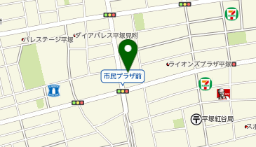 toto取扱 宝くじロトハウス 平塚市民プラザ前店の地図画像