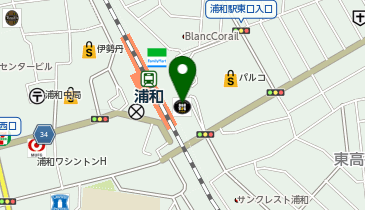 toto取扱 宝くじロトショップ 浦和駅東口前店の地図画像