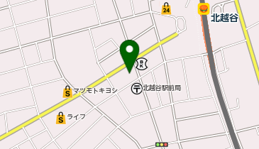 toto取扱 宝くじロトハウス 北越谷駅西口店の地図画像