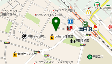 toto取扱 宝くじロトハウス 津田沼駅南口店の地図画像