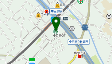 toto取扱 宝くじロトハウス 中目黒GTプラザ店の地図画像