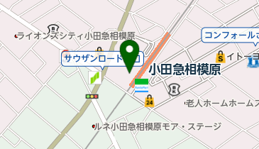 toto取扱 宝くじロトショップ 小田急相模原店の地図画像