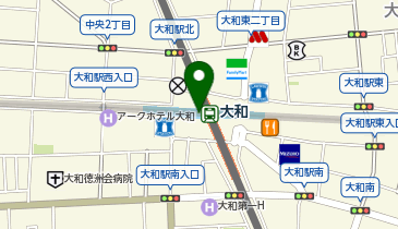 toto取扱 宝くじロトショップ 大和店の地図画像