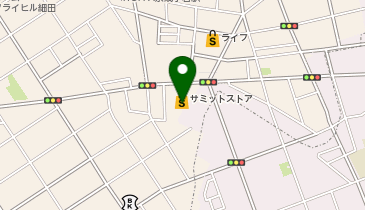 toto取扱 サミットストア西小岩 大黒天宝くじの地図画像