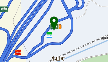 toto取扱 足柄SA下り 大黒天宝くじの地図画像