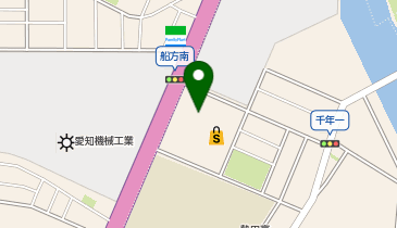 toto取扱 イオンタウン熱田千年 大黒天宝くじの地図画像