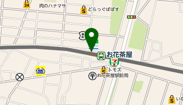 toto取扱 お花茶屋 大黒天宝くじの地図画像