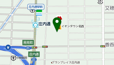 toto取扱 イオンタウン名西 大黒天宝くじの地図画像