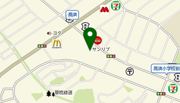 toto取扱 サンリブ高須店の地図画像