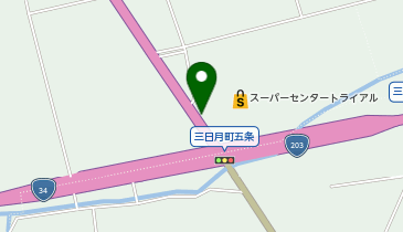 toto取扱 トライアル三日月店の地図画像