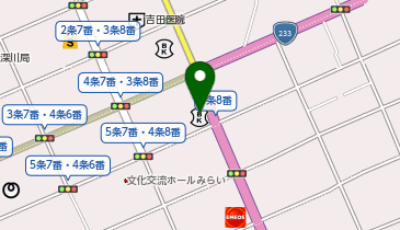 toto取扱 北空知信用金庫本店の地図画像