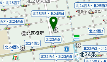 toto取扱 北海信用金庫白楊支店の地図画像