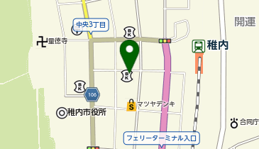 toto取扱 稚内信用金庫本店営業部の地図画像