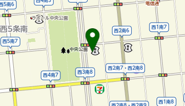 toto取扱 帯広信用金庫本店の地図画像