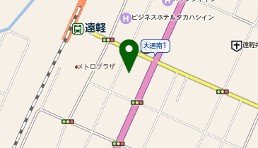 toto取扱 遠軽信用金庫本店営業部の地図画像