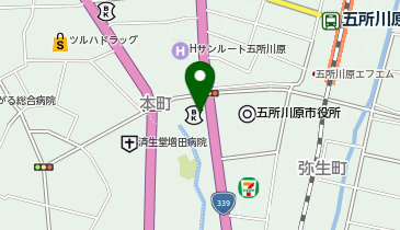 toto取扱 東奥信用金庫五所川原支店の地図画像