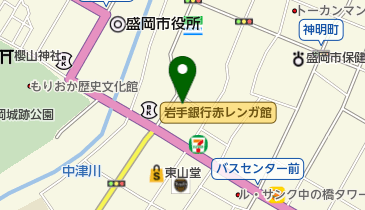 toto取扱 盛岡信用金庫本店の地図画像