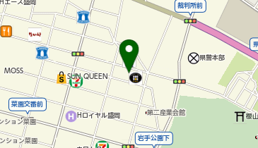 toto取扱 盛岡信用金庫大通支店の地図画像