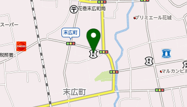 toto取扱 花巻信用金庫本店の地図画像