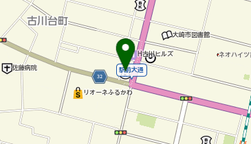 toto取扱 宮城第一信用金庫古川支店の地図画像