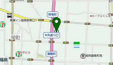 toto取扱 福島信用金庫本店の地図画像