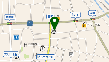 toto取扱 結城信用金庫下館支店の地図画像