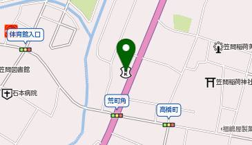 toto取扱 結城信用金庫笠間支店の地図画像