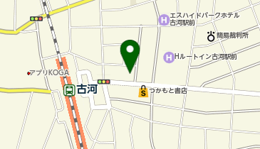 toto取扱 結城信用金庫古河支店の地図画像