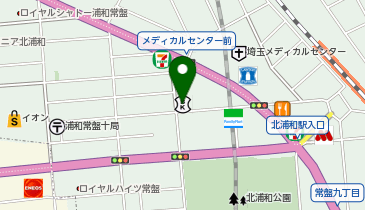 toto取扱 川口信用金庫北浦和支店の地図画像