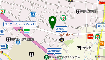 toto取扱 朝日信用金庫湯島支店の地図画像