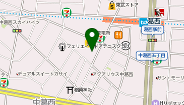 toto取扱 東京東信用金庫葛西駅前支店の地図画像