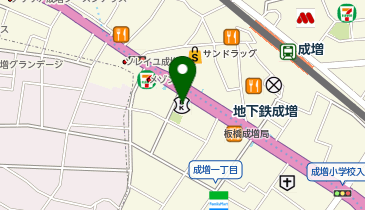 toto取扱 東京信用金庫成増支店の地図画像