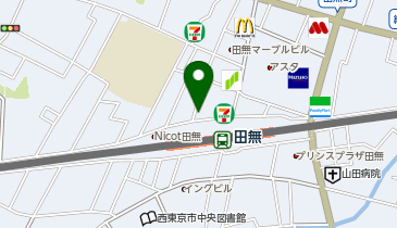 toto取扱 東京信用金庫田無支店の地図画像