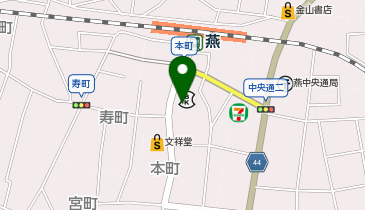 toto取扱 三条信用金庫燕支店の地図画像