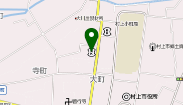 toto取扱 村上信用金庫本店営業部の地図画像