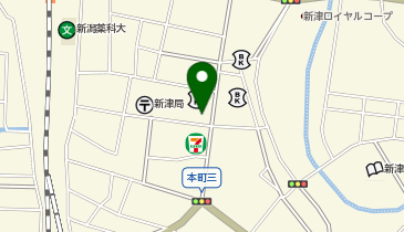 toto取扱 加茂信用金庫新津支店の地図画像