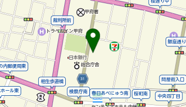 toto取扱 山梨信用金庫本店の地図画像