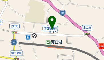 toto取扱 山梨信用金庫河口湖支店の地図画像