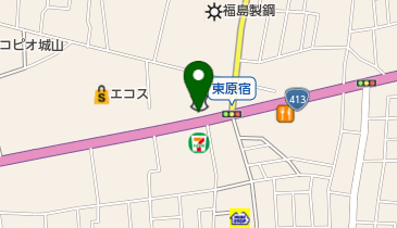 toto取扱 山梨信用金庫城山支店の地図画像