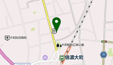 toto取扱 松本信用金庫大町支店の地図画像