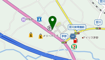 toto取扱 諏訪信用金庫宮川支店の地図画像