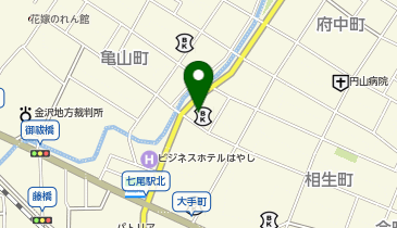 toto取扱 のと共栄信用金庫本店営業部の地図画像